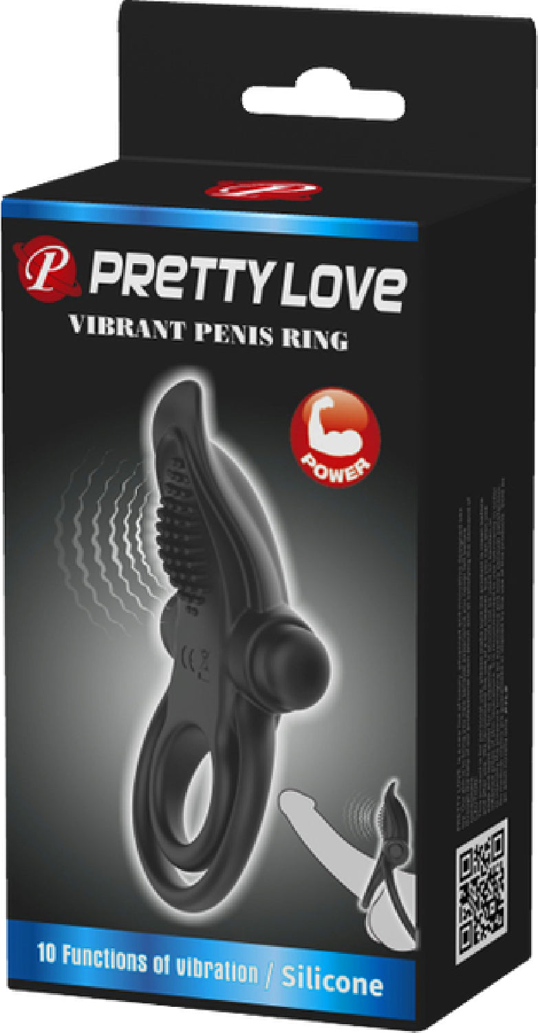 Vibrant Rabbit Cock Ring – Silicone Vibrating Penis Ring Secondary image