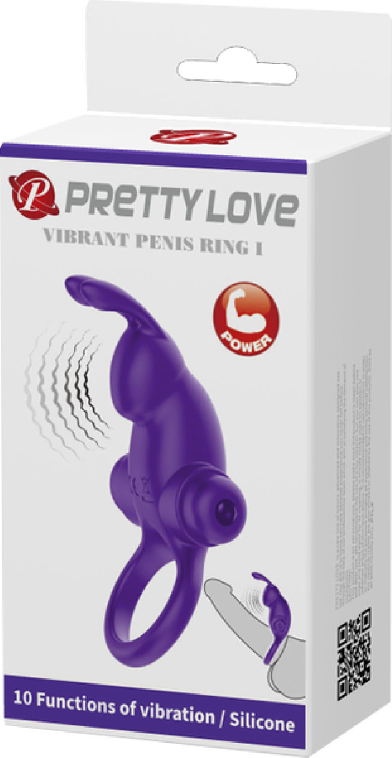 Pretty Love Vibrant Penis Ring 1 – Waterproof Vibrating Silicone Penis Ring > Cock Ring > Vibrating