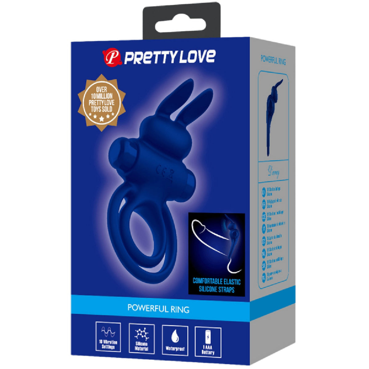 Darey Rabbit Cock Ring – Silicone Vibrating Cock Ring > Sex Toys > Couples Toys