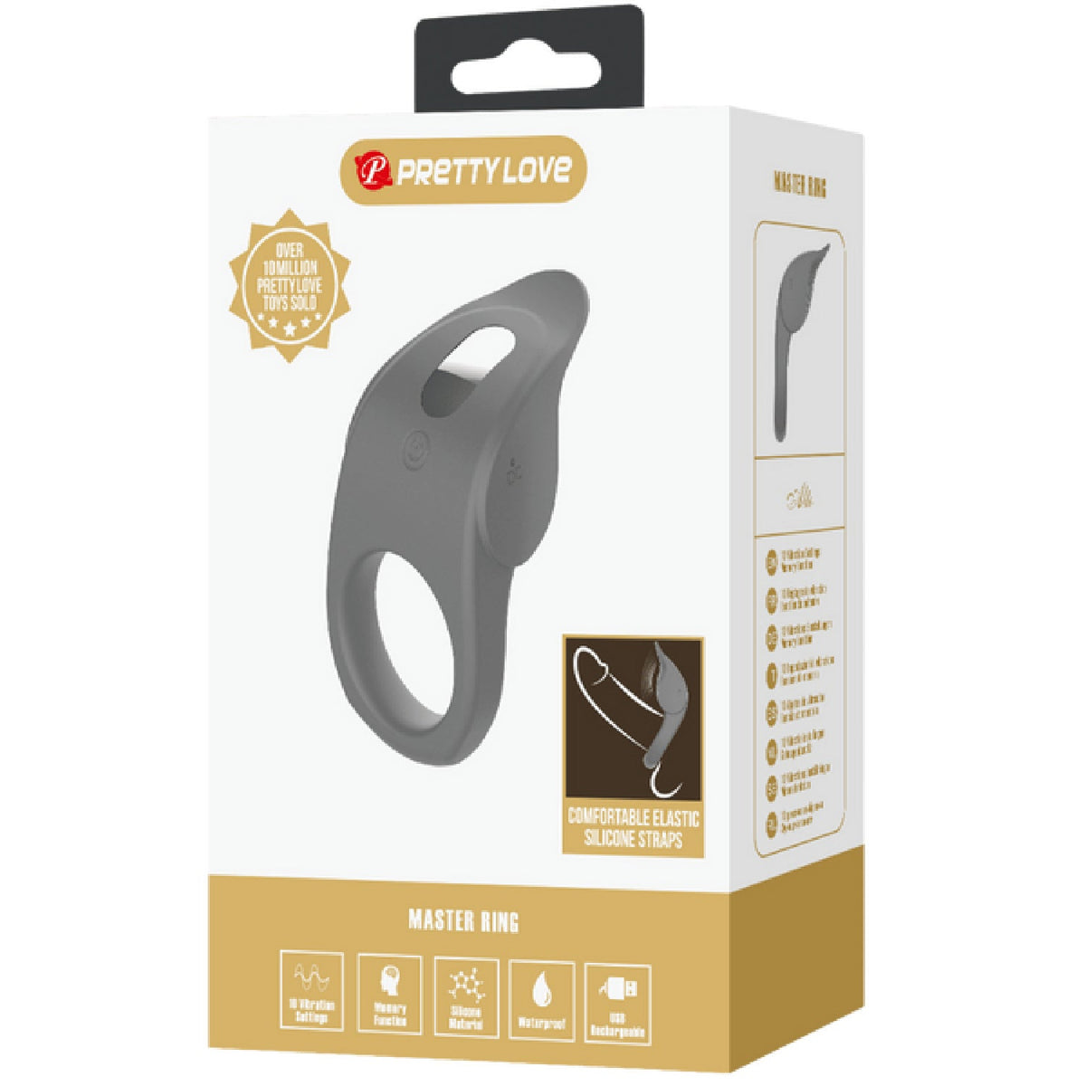Alto – Silicone Stretchable Vibrating Cock Ring with Skin Sensitive Sensor > Cock Ring > Vibrating