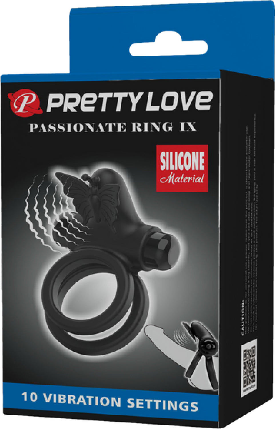 Pretty Love Passionate Ring IX – 10 Function Silicone Vibrating Cock Ring > Sex Toys > Couples Toys