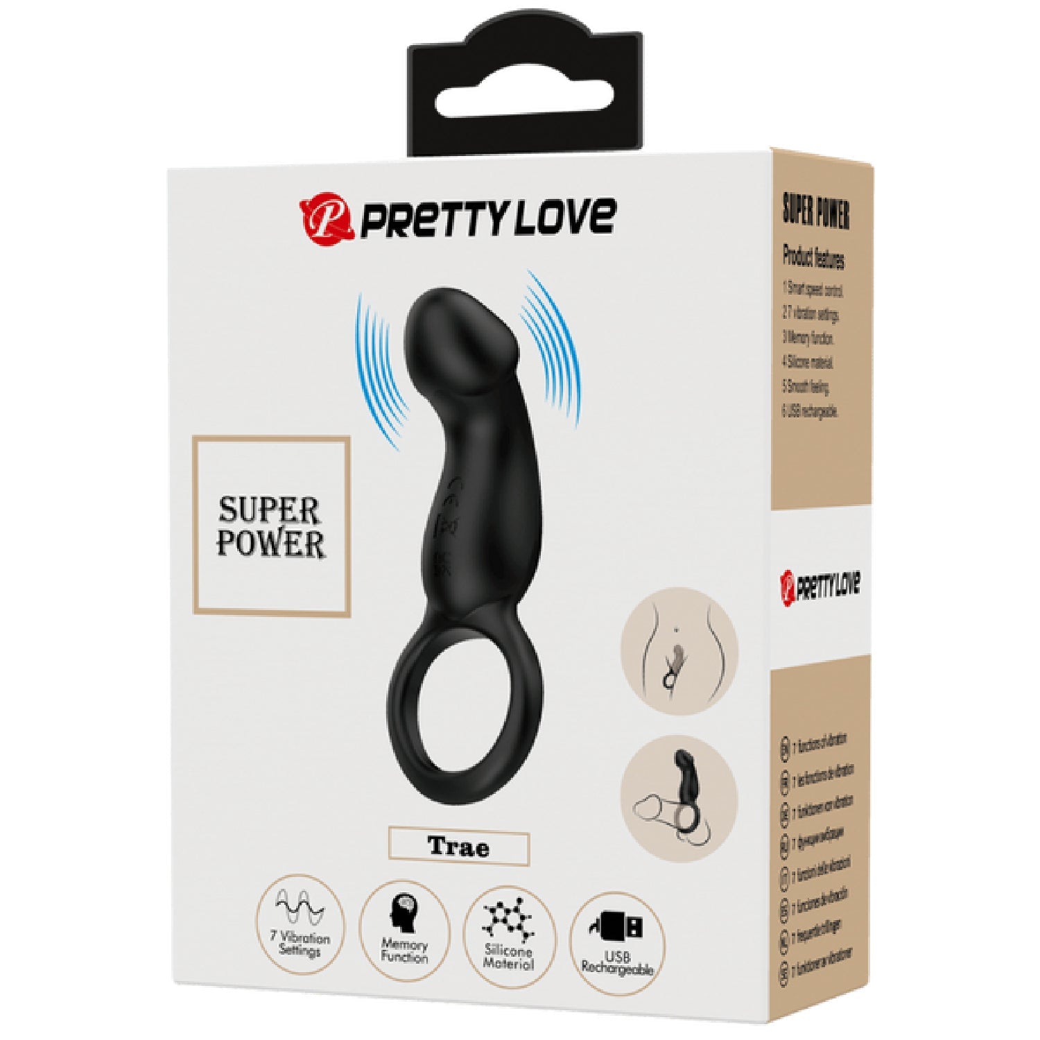 Super Power Trae – Discreet Remote-Controlled Vibrating Egg Secondary image