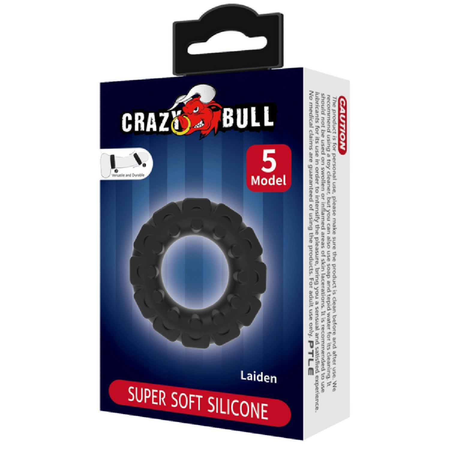 Laiden No.5 Super Soft Silicone Cockring – High-Quality Silicone Cockring Secondary image