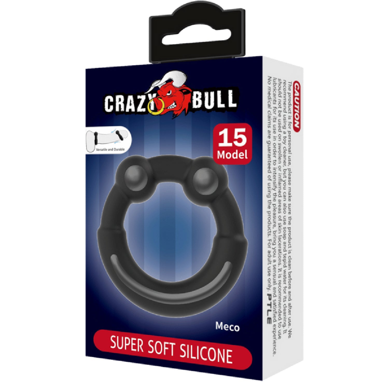 Meco Super Soft Silicone Cockring – High-Quality Comfortable Silicone Cock Ring Secondary image