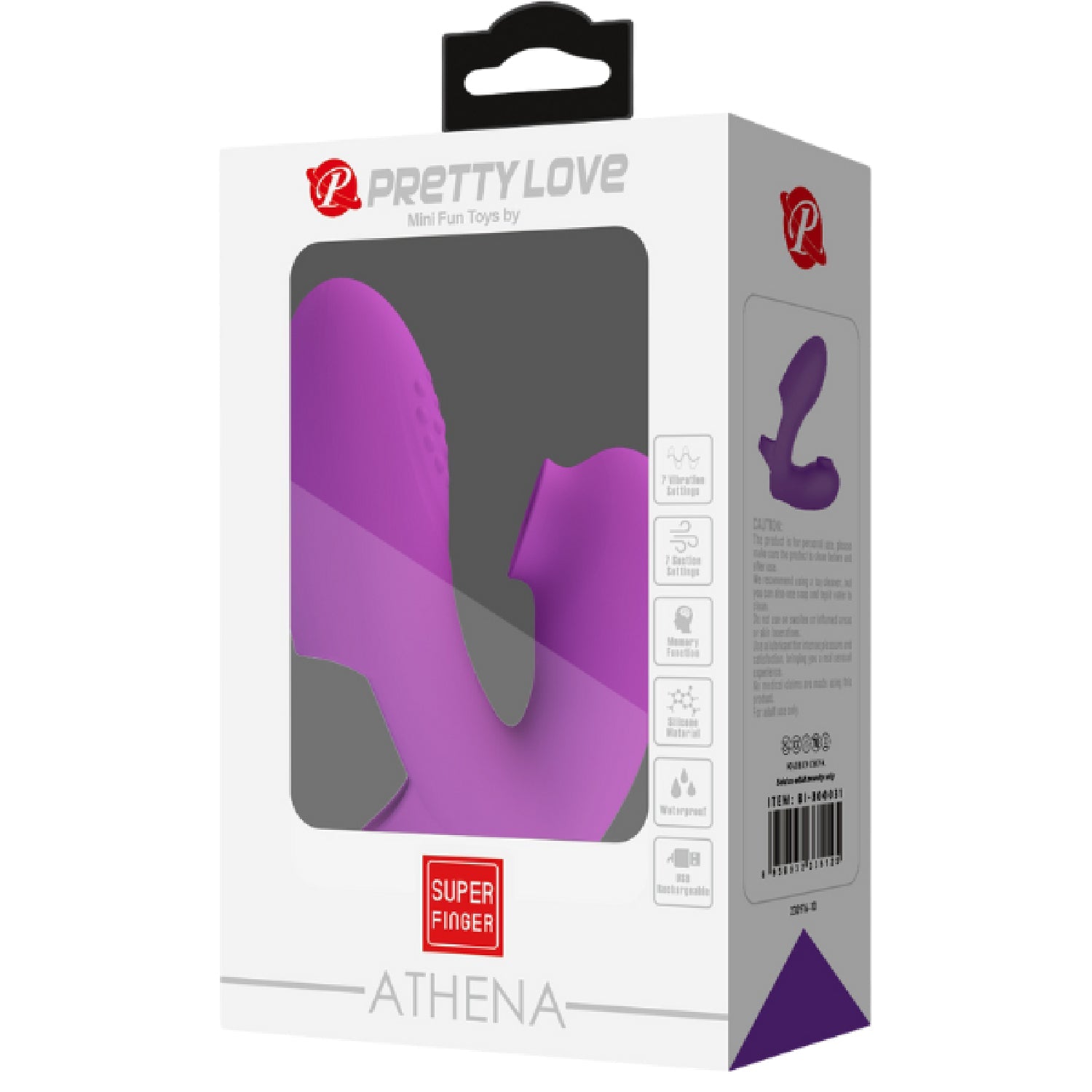 Rechargeable Athena – Silicone Finger Vibrator with 7 Vibration and Tapping Modes > Vibrators > Finger Vibrators