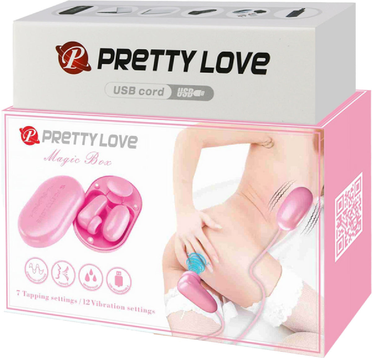 Magic Box Bullet Stimulator – Waterproof USB Rechargeable Vibrator with Tapping and Vibration > Vibrators > Mini Vibrators