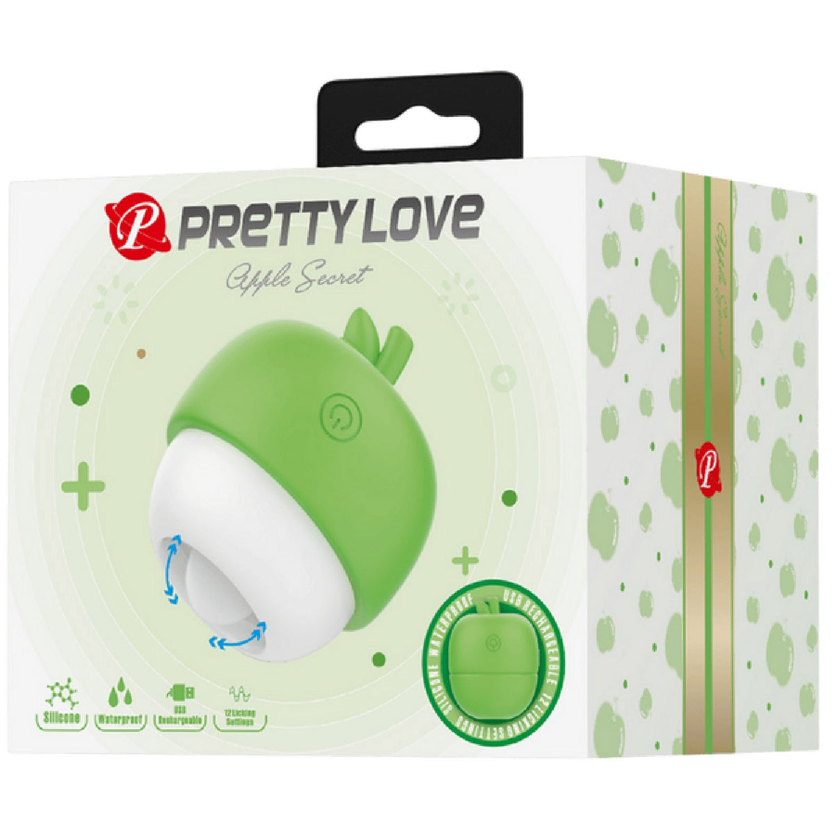 Apple Secret Rechargeable – Silicone Clitoral Tongue-Like Stimulator Vibrator > Sex Toys For Ladies > Clitoral Vibrators and Stimulators