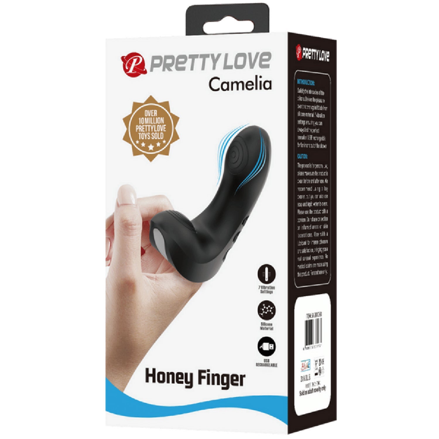 Honey Finger Camelia – Pocket-Sized USB Rechargeable Finger Vibrator Secondary image