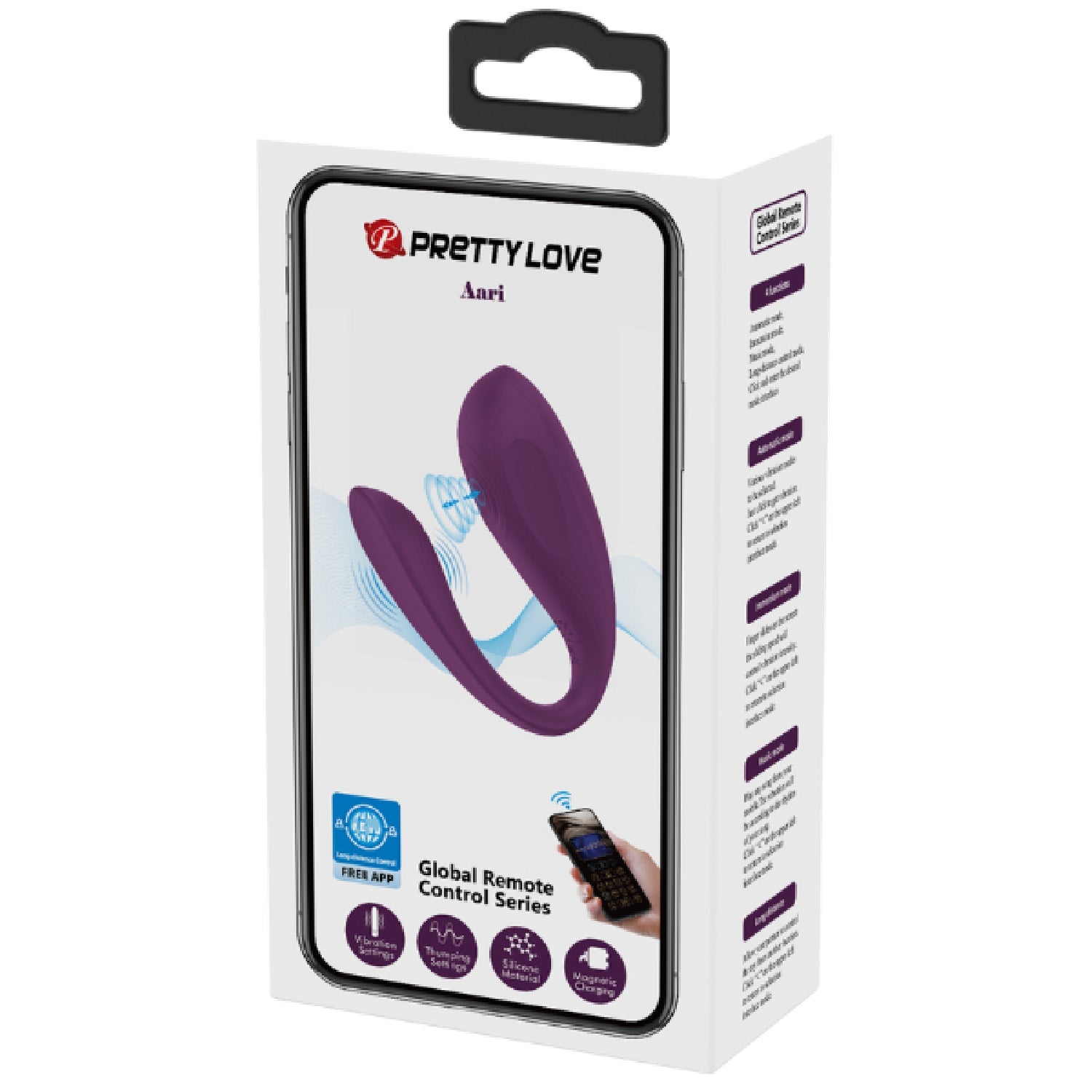 Aari Byzantium – App Control Couples Vibrator with 10 Vibration and Thumping Settings > Sex Toys > Couples Toys