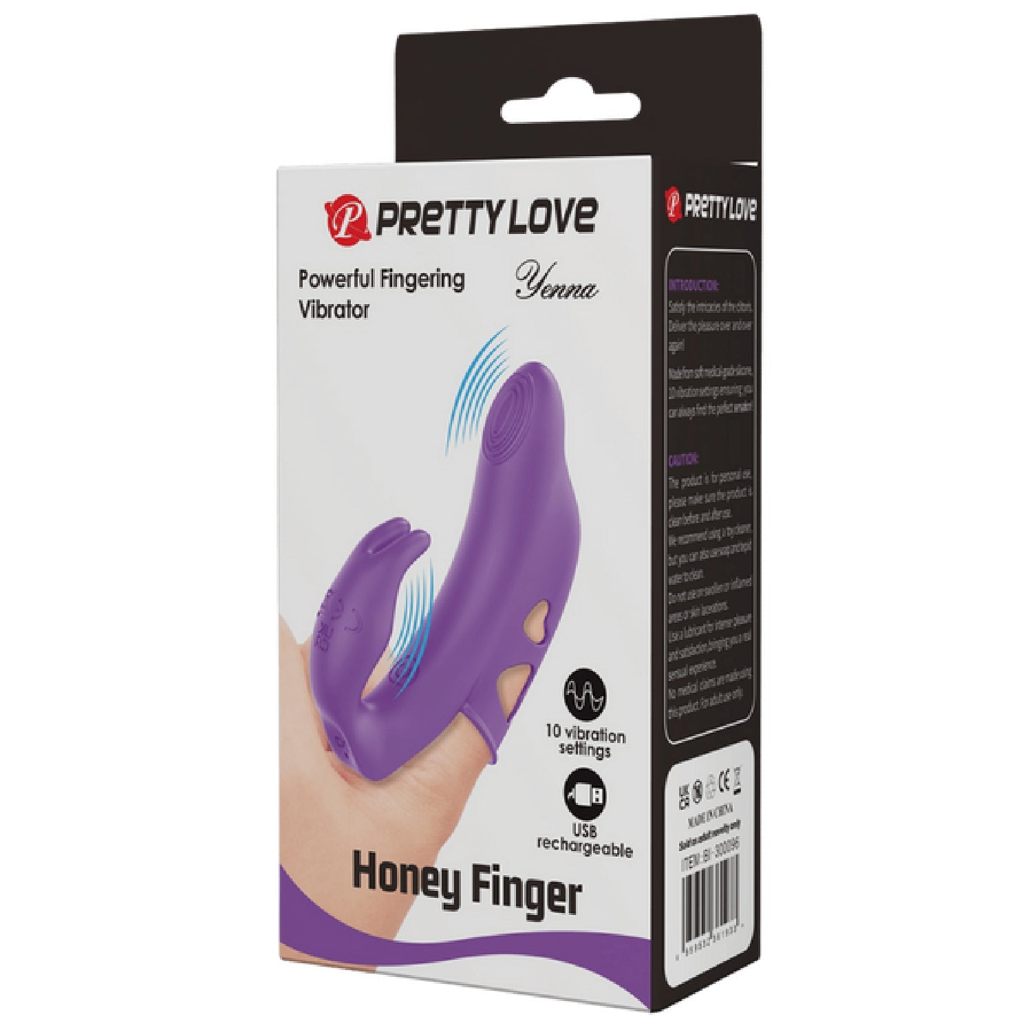 Honey Finger Rechargeable Yenna – Finger Sleeve Vibrator Secondary image
