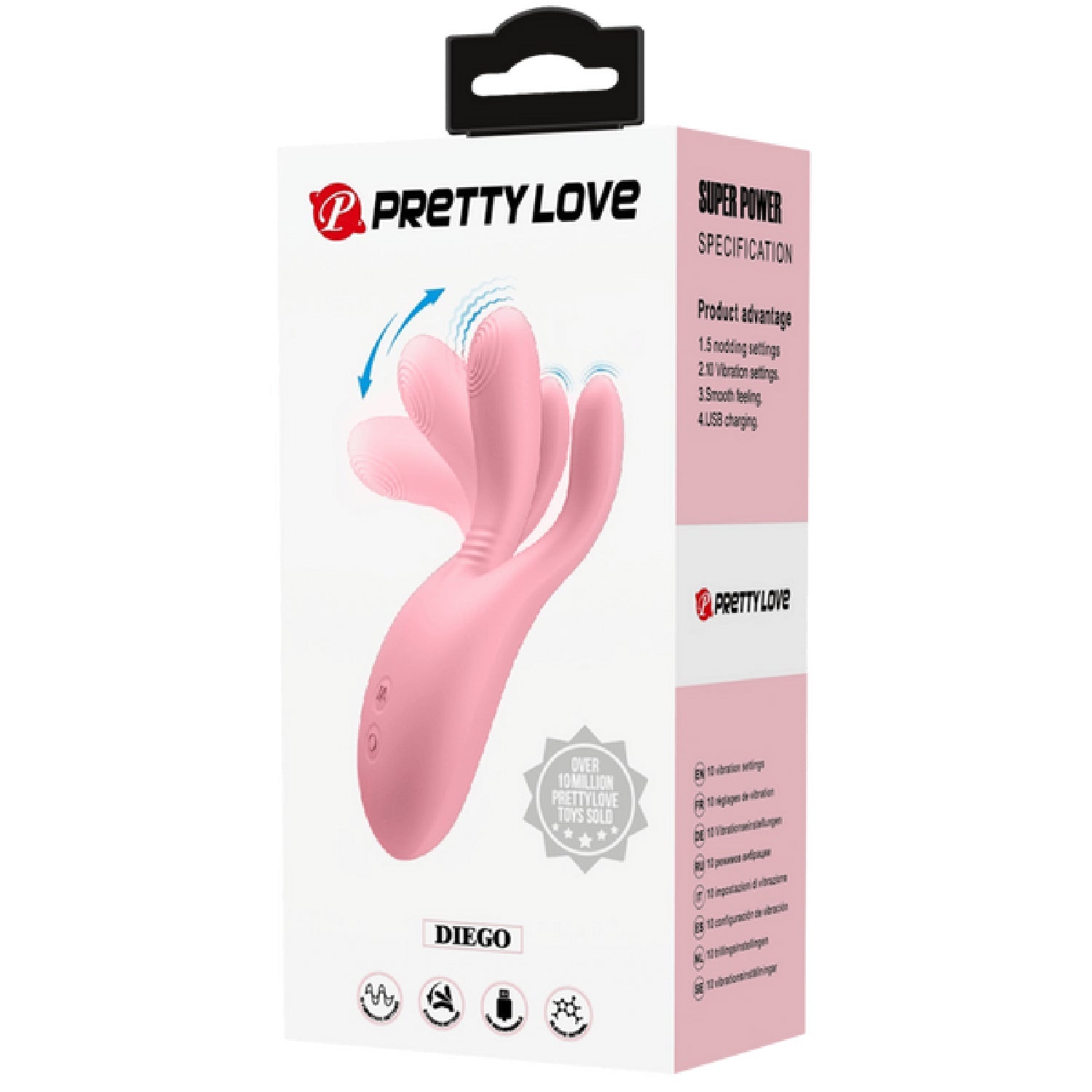 Pretty Love Finger Flicker Diego – Rechargeable Flexible Vibrator with Multiple Settings > Vibrators > Finger Vibrators