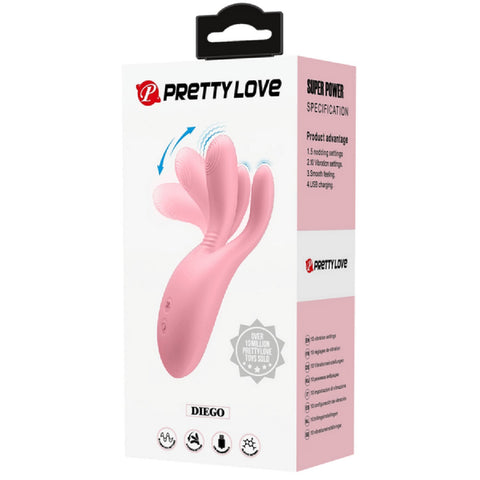 Pretty Love Finger Flicker Diego – Rechargeable Flexible Vibrator with Multiple Settings One Size > Vibrators > Finger Vibrators