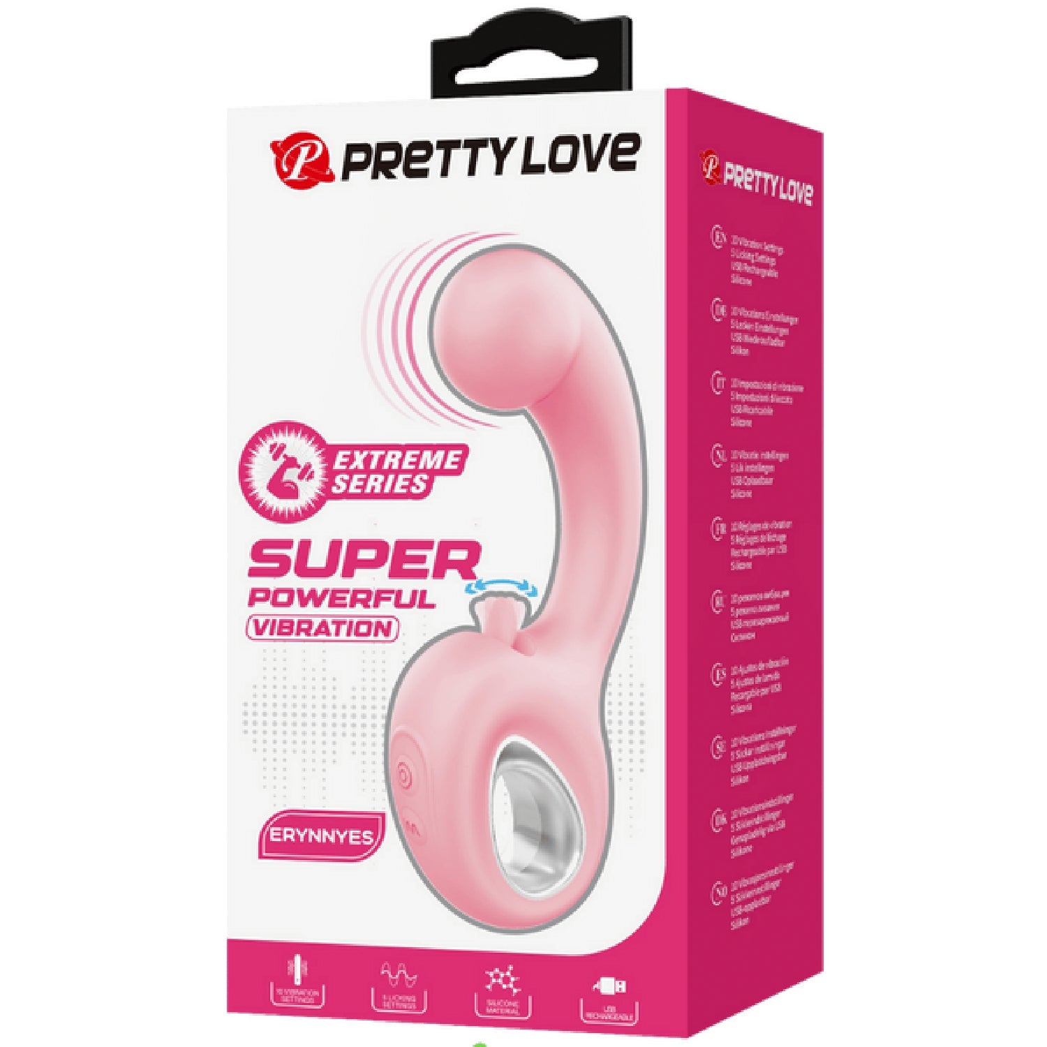 Erynnyes – Medical-Grade Silicone Dual-Stimulation Vibrator With 10 Vibration And 5 Licking Functions > Vibrators > Ladies > Clitoral Vibrators and Stimulators
