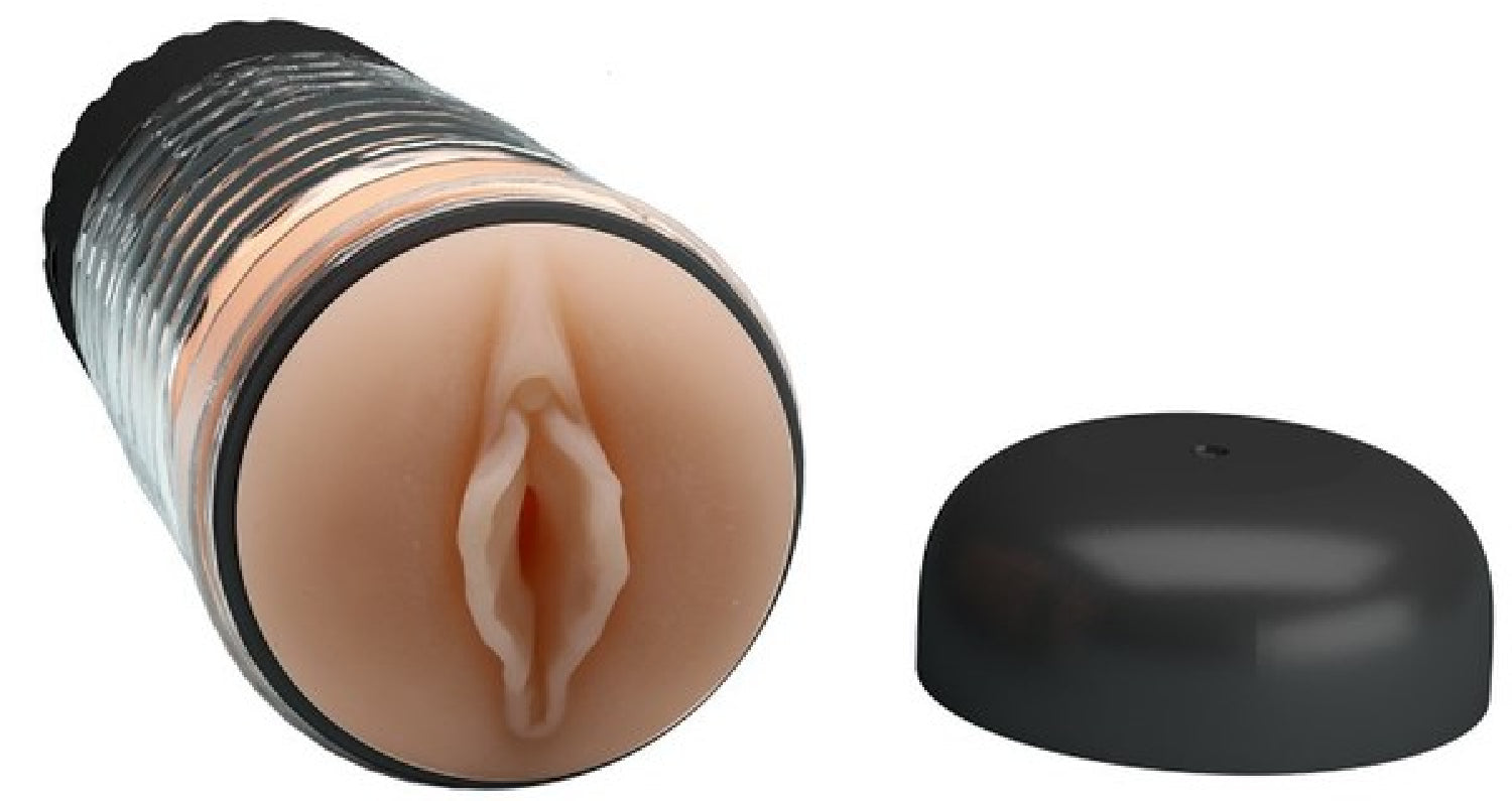Pretty Love Emily Pussy Masturbator – Soft Flexible Male Masturbator Black > Sex Toys For Men > Masturbators > Vibrating
