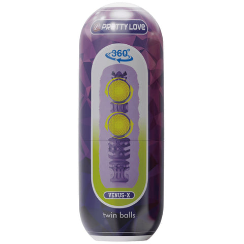 Venus-X Twin Balls – Male Masturbator With Dual Inner Balls > Sex Toys For Men > Masturbators Cup
