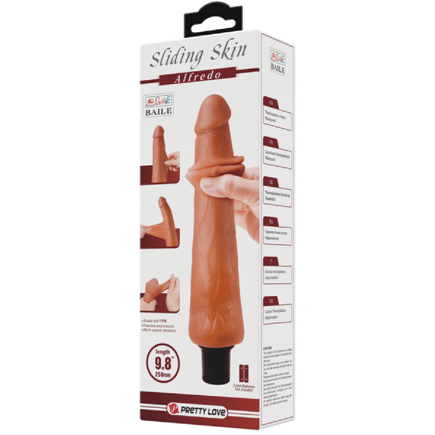 Alfredo Vibrating 9.8 Inch Realistic Dildo – Multi-Speed Vibrator > Dildos > Realistic Dildos