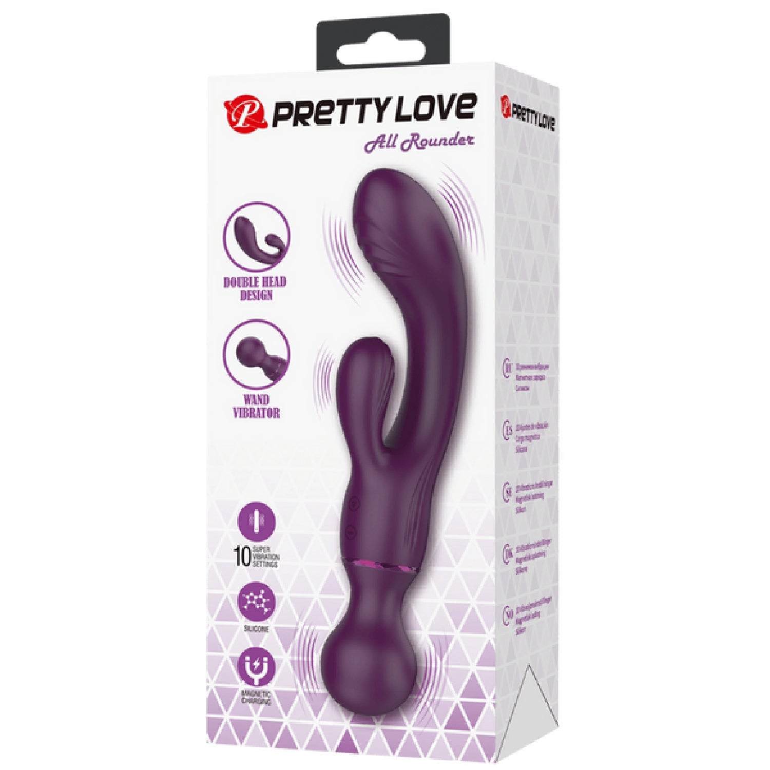 Rechargeable All Rounder – Waterproof Silicone Rabbit Vibrator with Ribbed Heads > Vibrators > Ladies > Rabbit