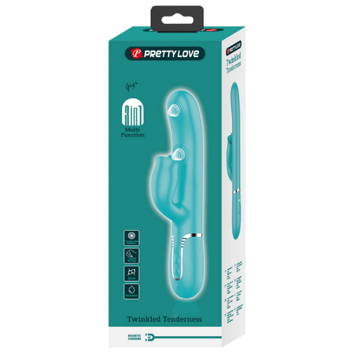 Pretty Love Gigi 3in1 – Multi-Function Rabbit Vibrator with Dual Stimulation > Vibrators > Ladies > Rabbit