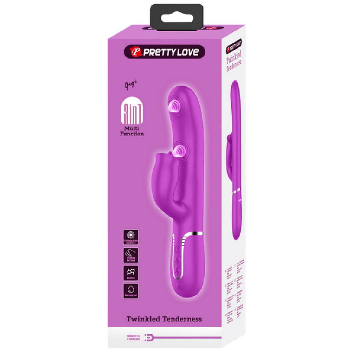 Pretty Love Gigi 3in1 – Multi-Function Rabbit Vibrator with Dual Stimulation > Vibrators > Ladies > Rabbit