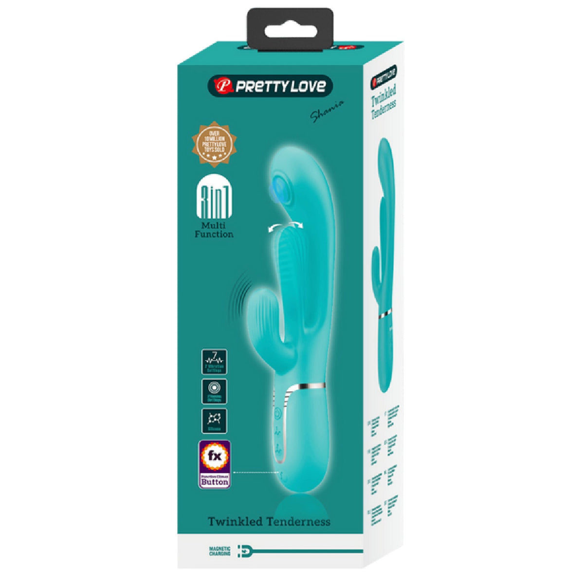 Shania 4in1 Multi-Function Rabbit Vibrator – Velvet Silicone 7 Vibration Settings > Vibrators > Ladies > Rabbit