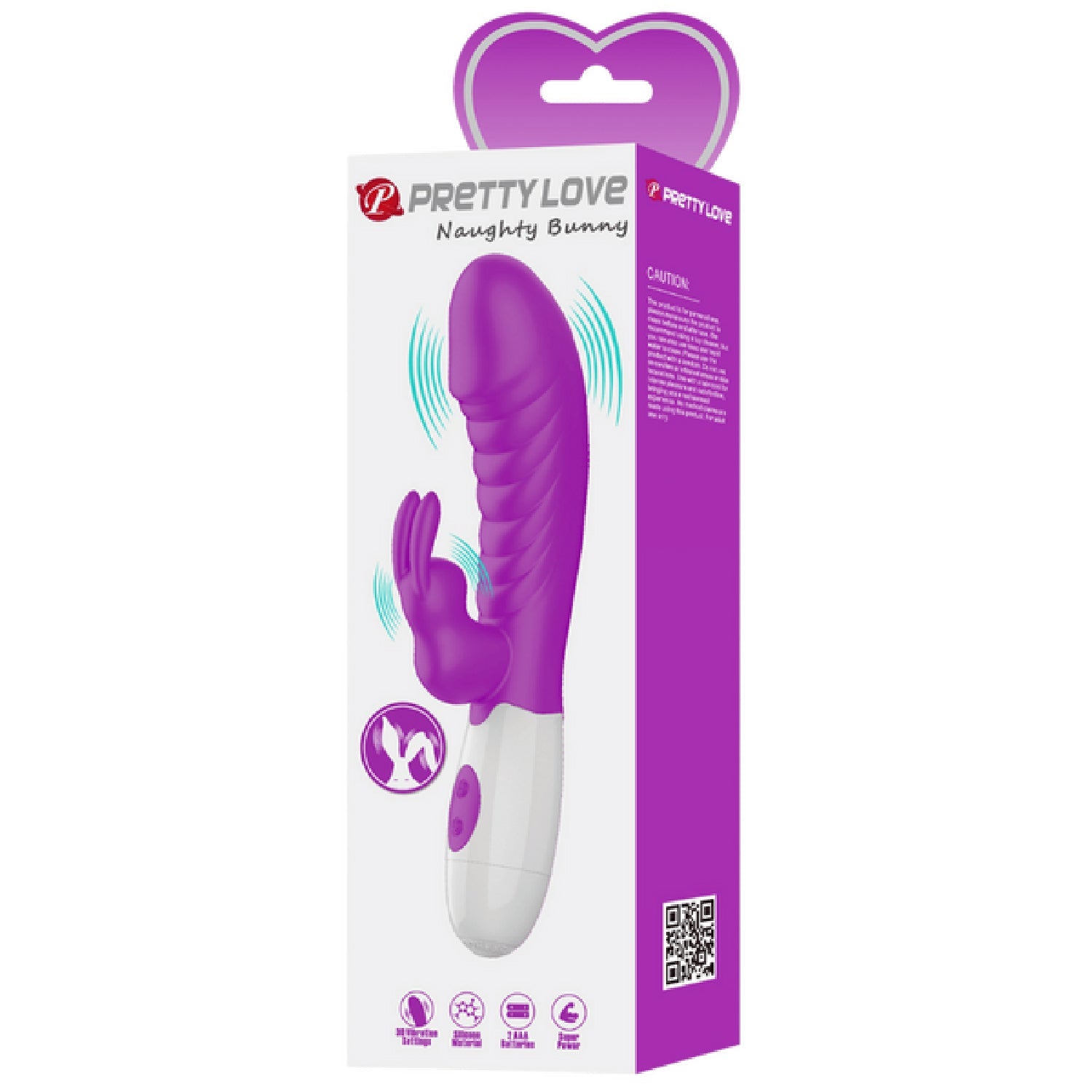 Naughty Bunny – Dual Stimulator Vibrator With G-Spot And Clitoral Vibration Secondary image