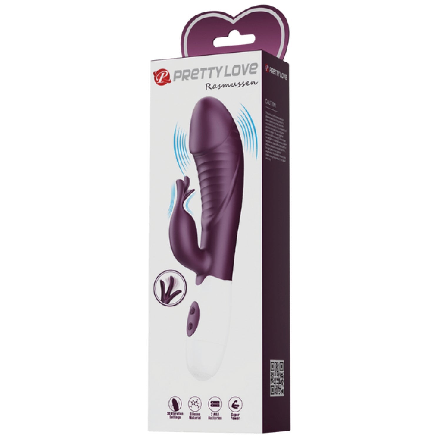 Rasmussen Dual Stimulator – G-Spot and Clitoral Vibrator with 30 Frequencies > Vibrators > Ladies > Rabbit