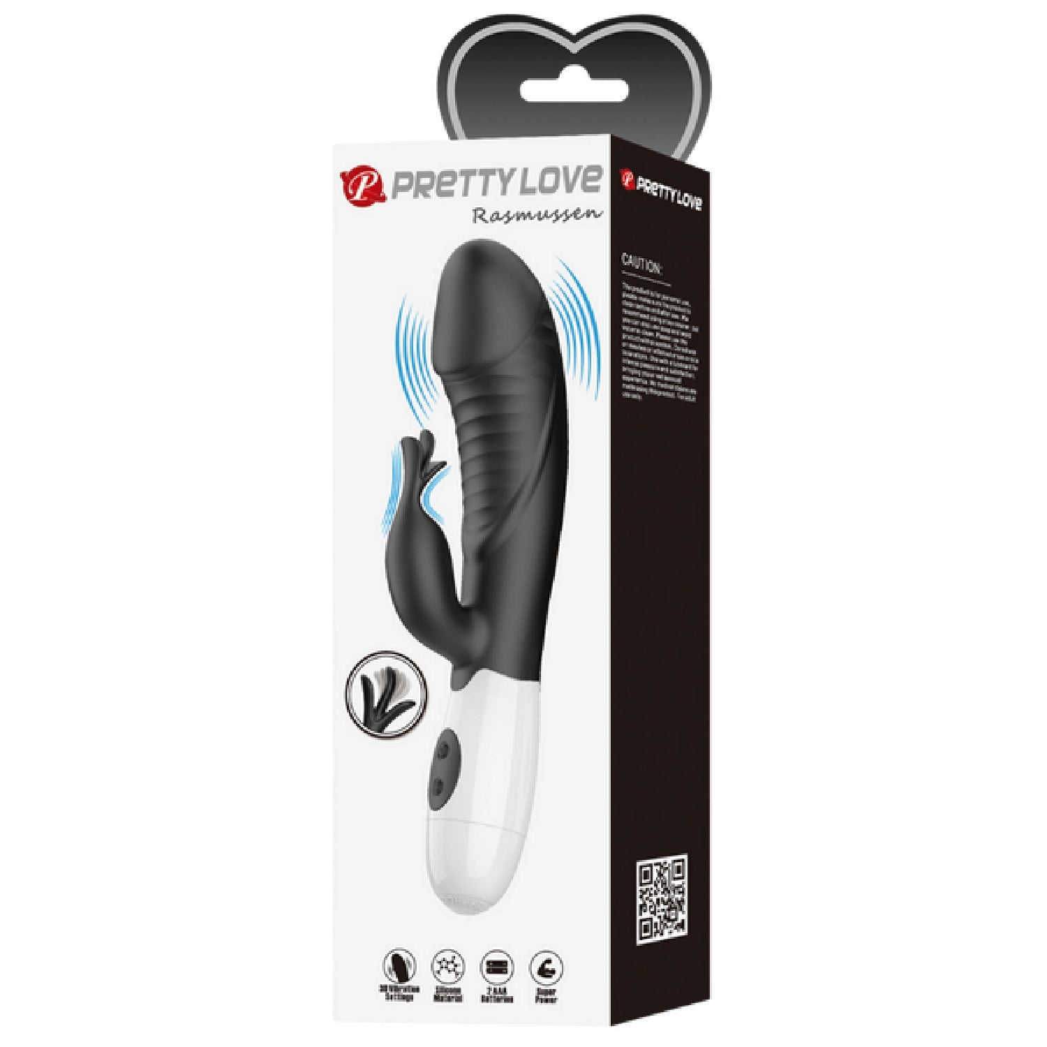 Rasmussen Dual Stimulator – G-Spot and Clitoral Vibrator with 30 Frequencies > Vibrators > Ladies > Rabbit