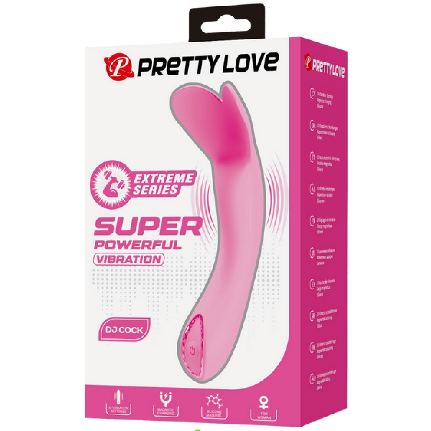 DJ Cock Rechargeable Vibrator – 10-Function Slim Silicone G Spot Vibrator > Vibrators > G-Spot