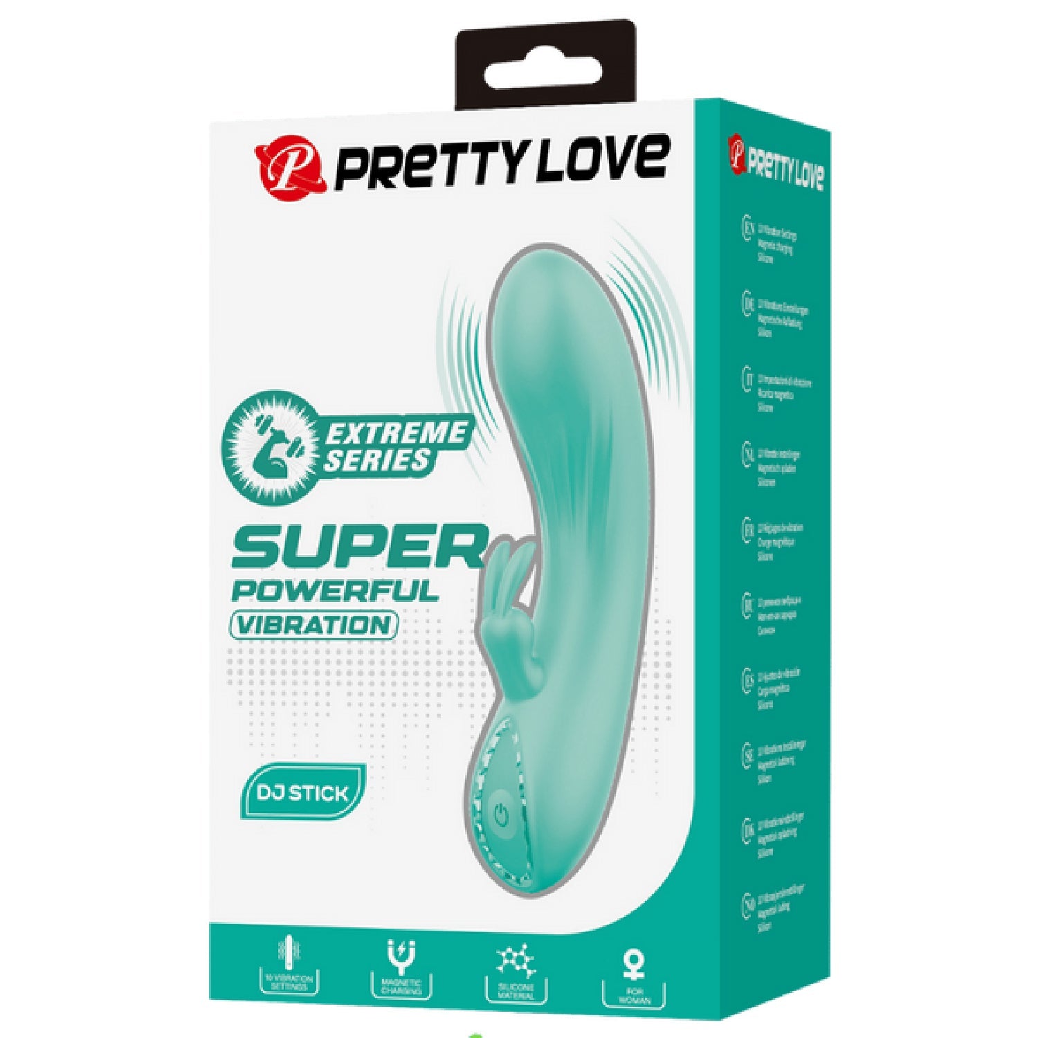 Rechargeable DJ Stick – 10 Function Slim Silicone G-Spot Vibrator > Vibrators > G-Spot
