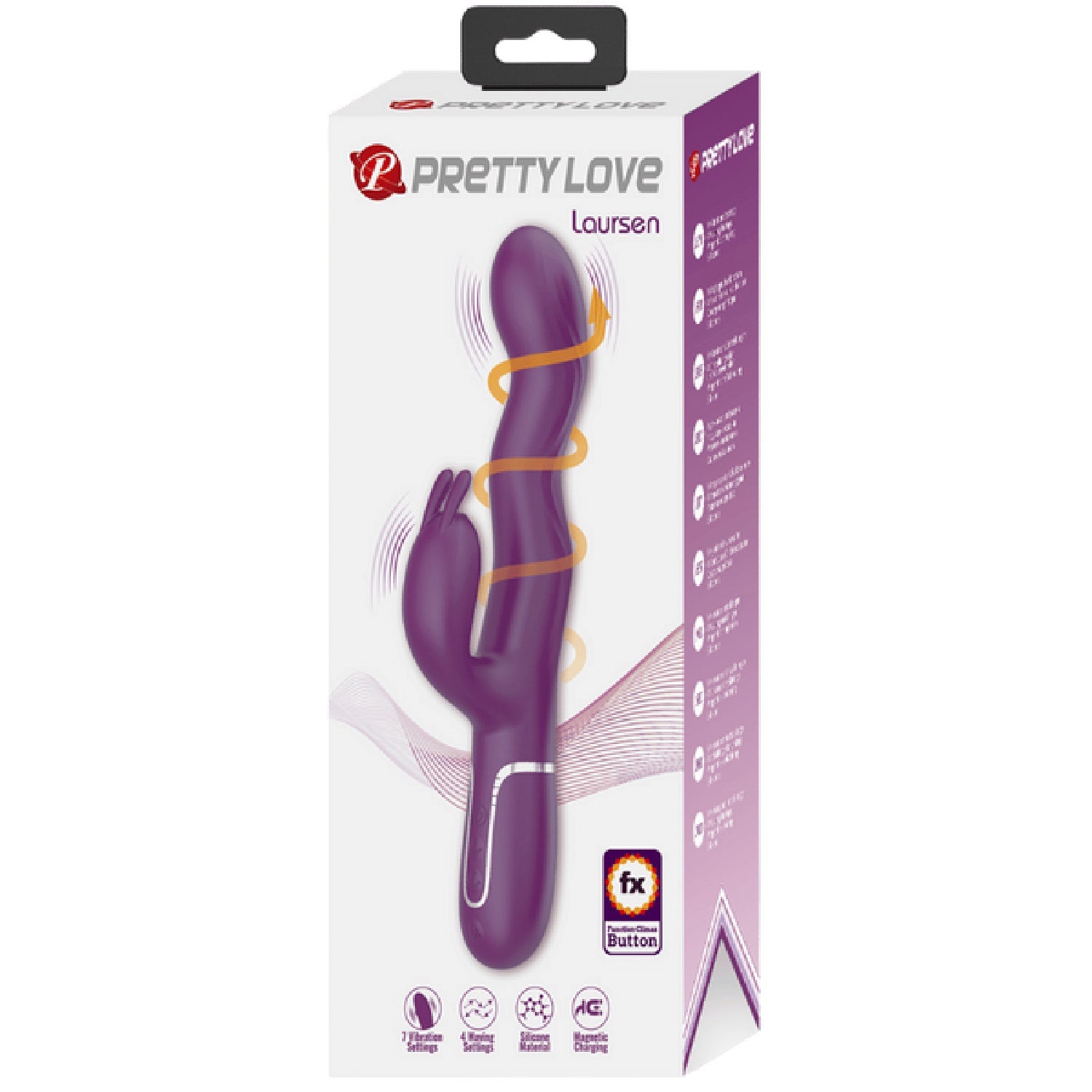 Laursen Rechargeable – Luxury Magnetic Charging G-Spot and Clitoral Vibrator > Vibrators > Ladies > Rabbit
