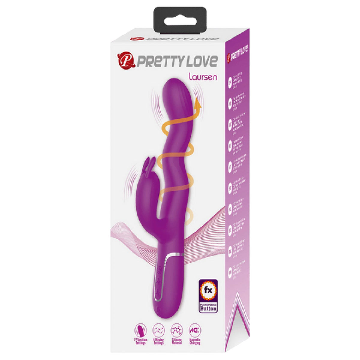 Laursen Rechargeable – Luxury Magnetic Charging G-Spot and Clitoral Vibrator > Vibrators > Ladies > Rabbit