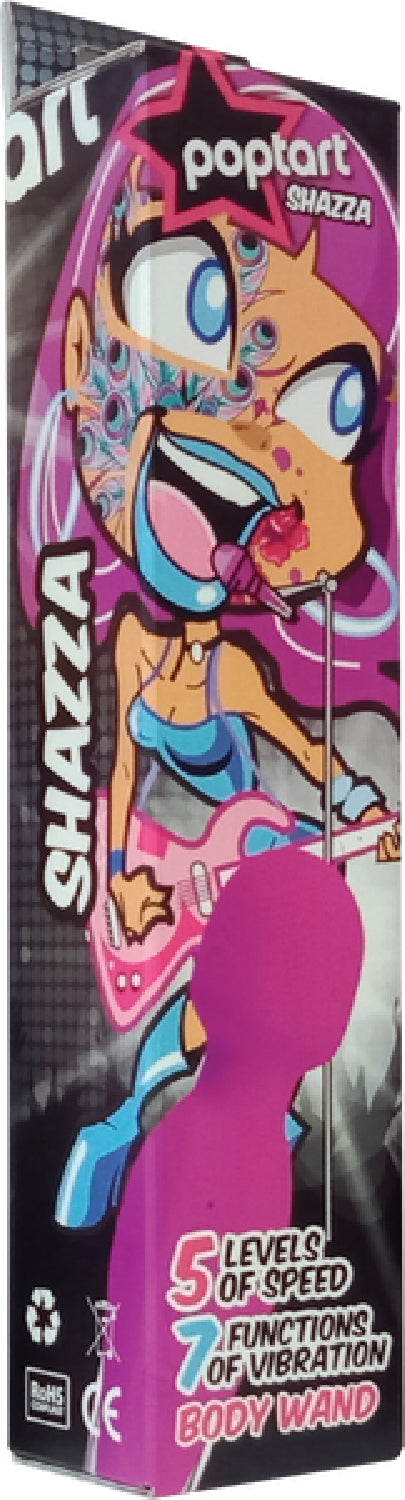 Shazza Body Wand (Purple) – Rechargeable Silicone Vibrator with 7 Vibration Functions and 5 Speed Levels One Size > Sex Toys > Massage Wands