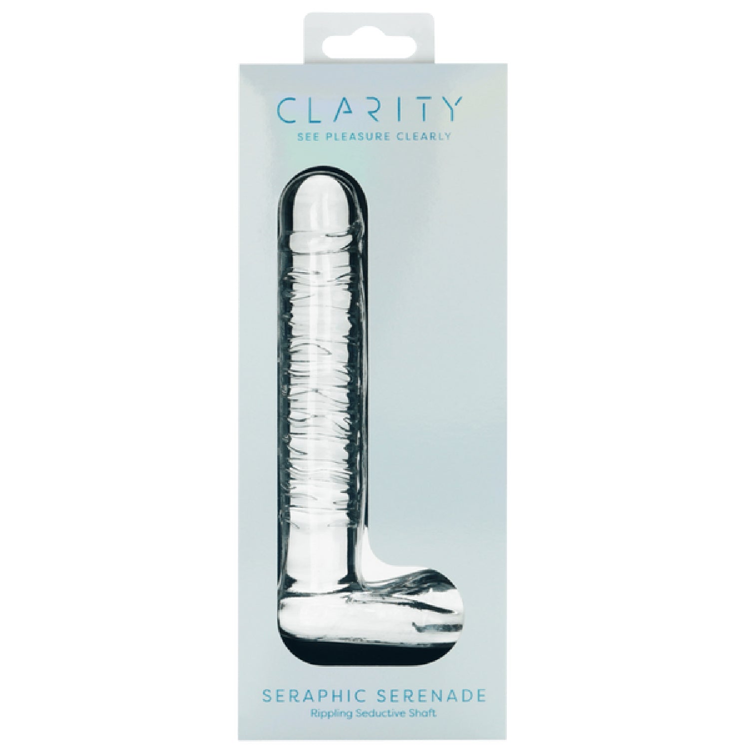 Seraphic Serenade Hand-Blown Borosilicate Glass Dildo 5.7 Inch Sculpted Design > Glass > Dildos