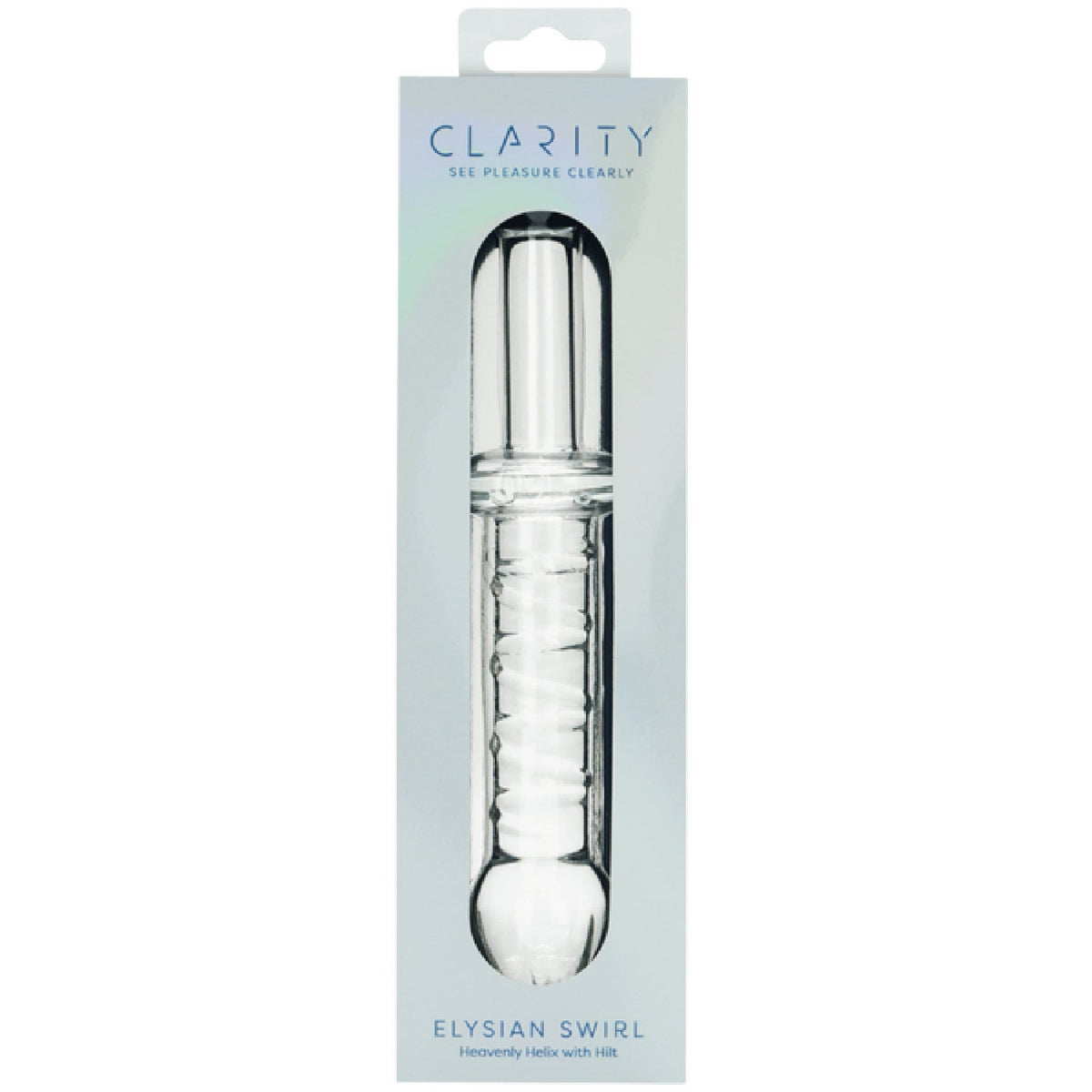 Elysian Swirl Handblown Borosilicate Glass 5.6 Inch Spiral Textured Dildo > Glass > Dildos