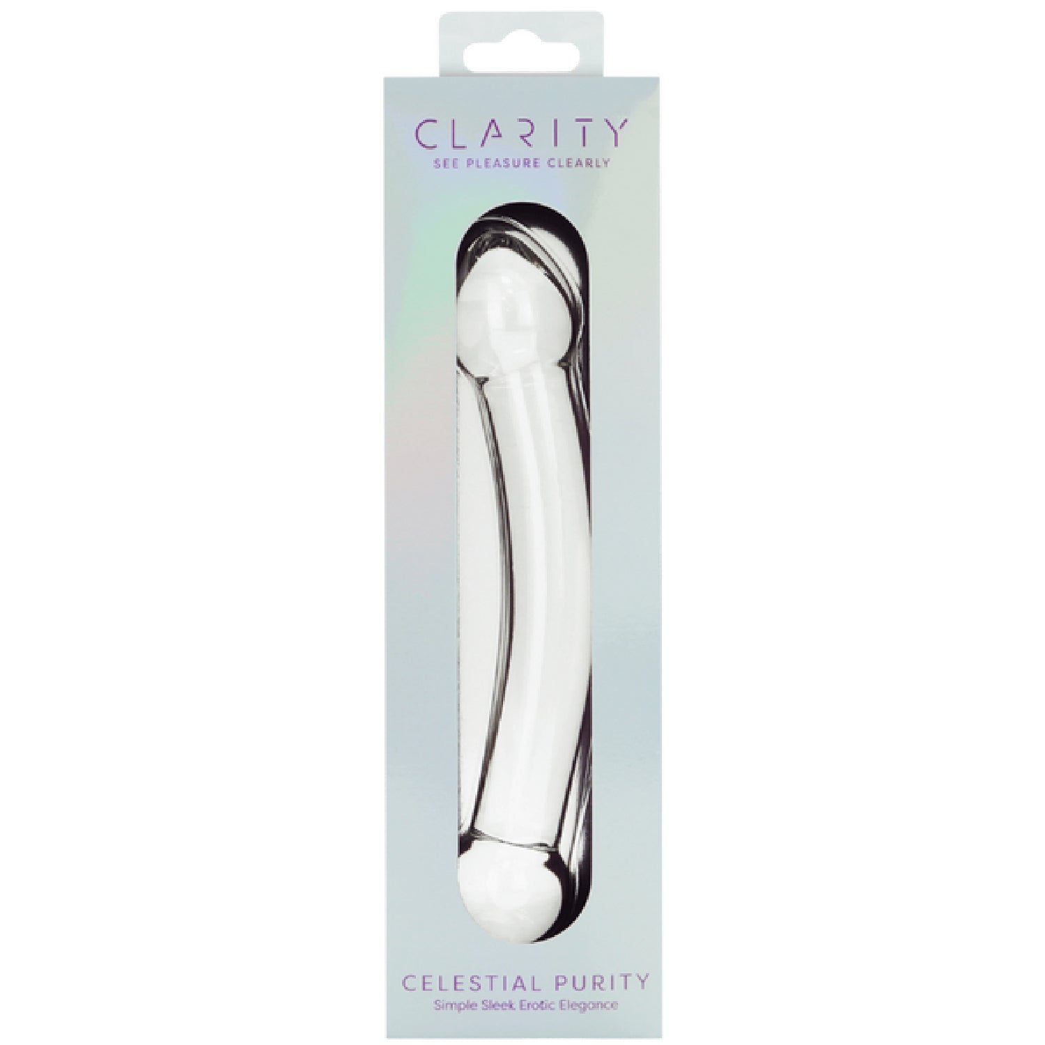Celestial Purity 6.6 Inch Double-Ended Borosilicate Glass Dildo > Glass > Dildos
