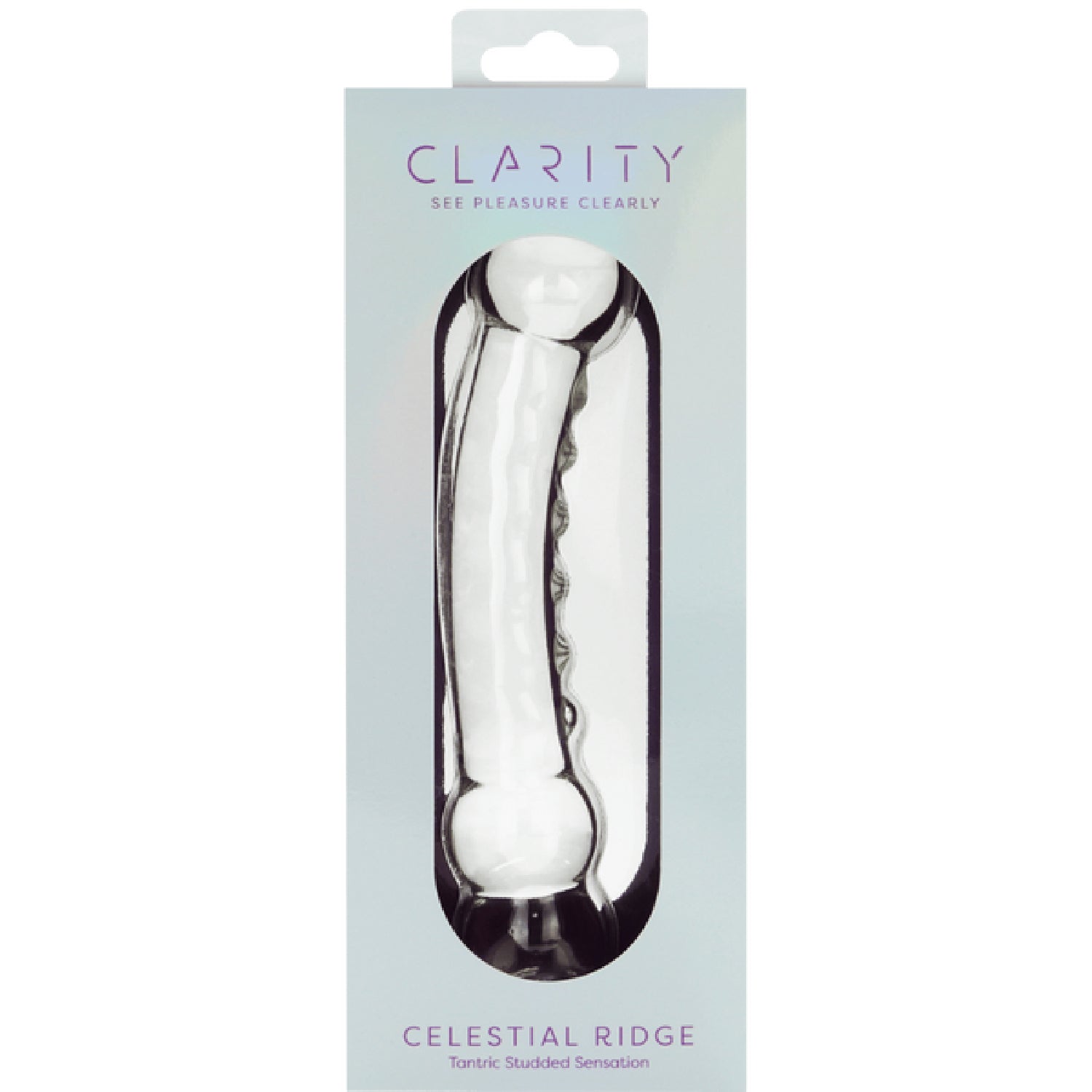 Celestial Ridge Borosilicate Glass Double-Ended Dildo – 6.4 Inch Sculpted Ridges > Glass > Dildos
