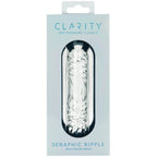 Seraphic Ripple Handblown Borosilicate Glass Dildo – Textured 6.2 Inch Insertable Length > Glass > Dildos
