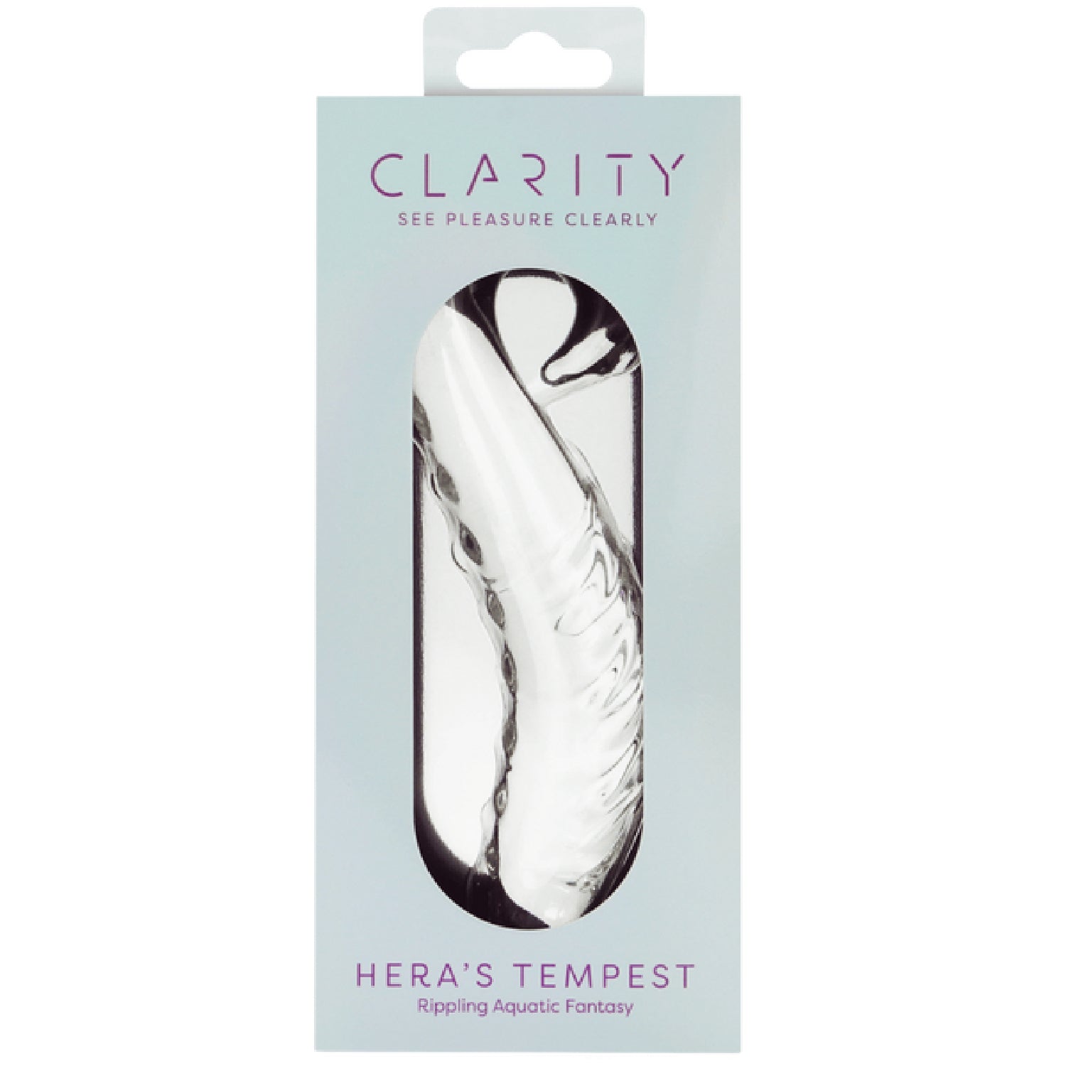 Hera's Tempest Premium Borosilicate Curved 5.5 Inch Glass Dildo Secondary image