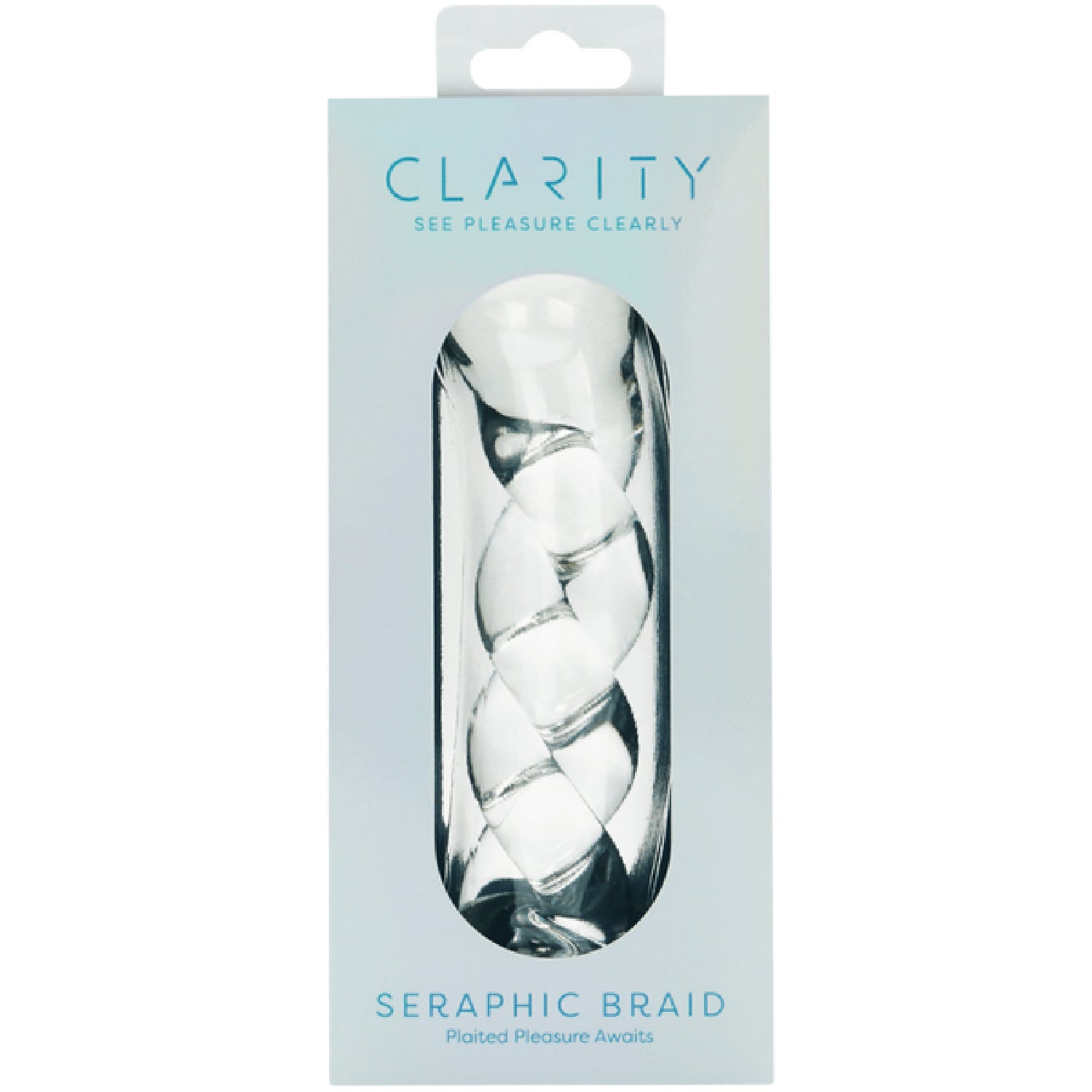 Seraphic Braid 5.7 Inch Borosilicate Glass Dildo Handblown Spiral Design Dildo Secondary image