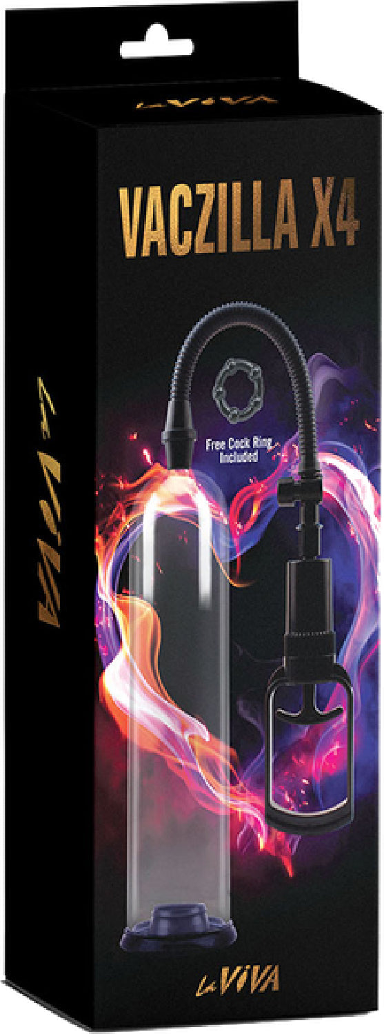 Vaczilla X4 Powerful And Efficient Safe Quick Release Penis Pump With 7 Inch TPR Sleeve And ABS Plastic Cylinder > Pumps > Penis Pumps