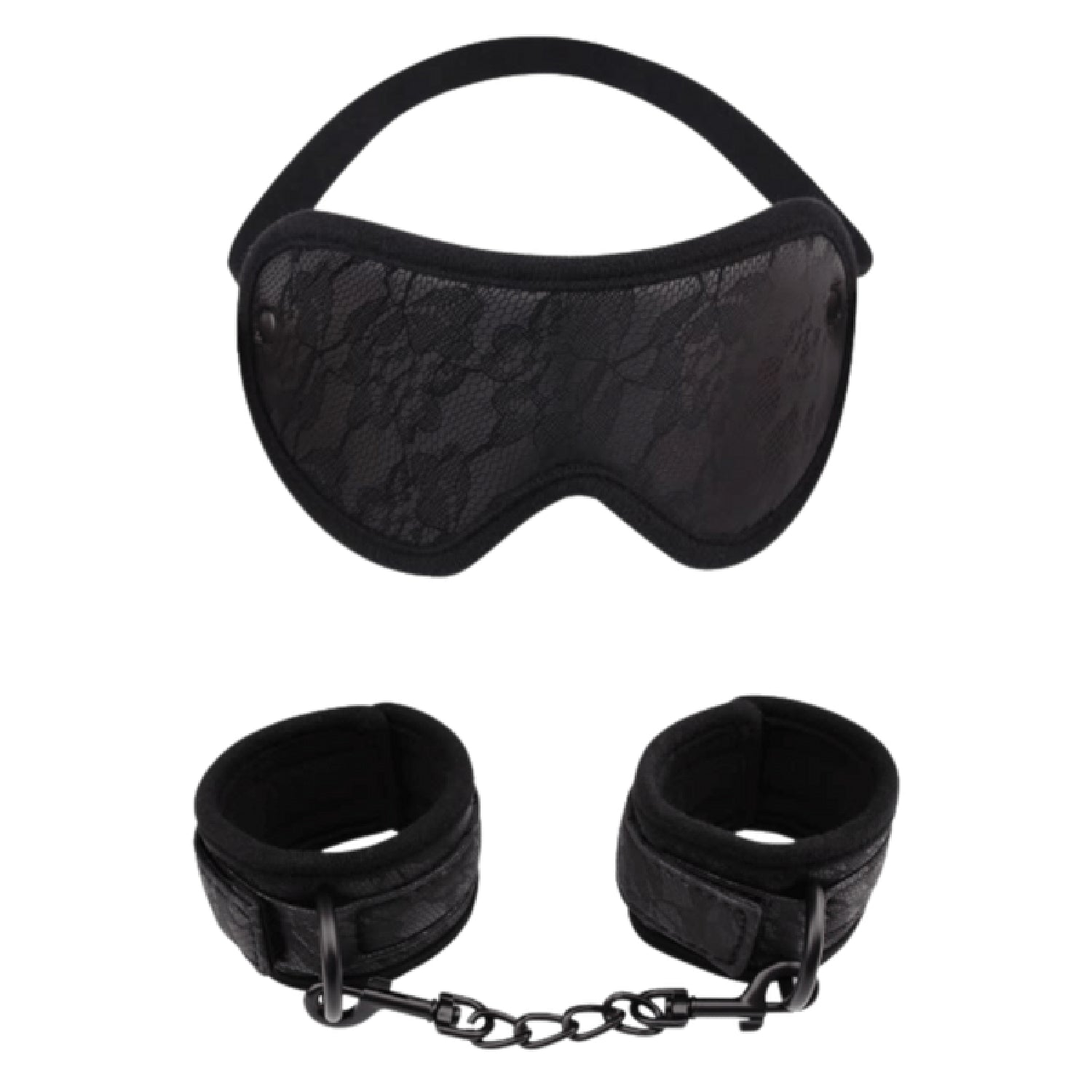 Temptation Bondage Kit – Adjustable Collar and Handcuffs Bondage Kit Secondary image