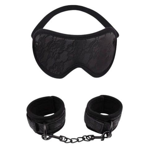 Temptation Bondage Kit – Adjustable Collar and Handcuffs Bondage Kit > Bondage Gear > Bondage Kits