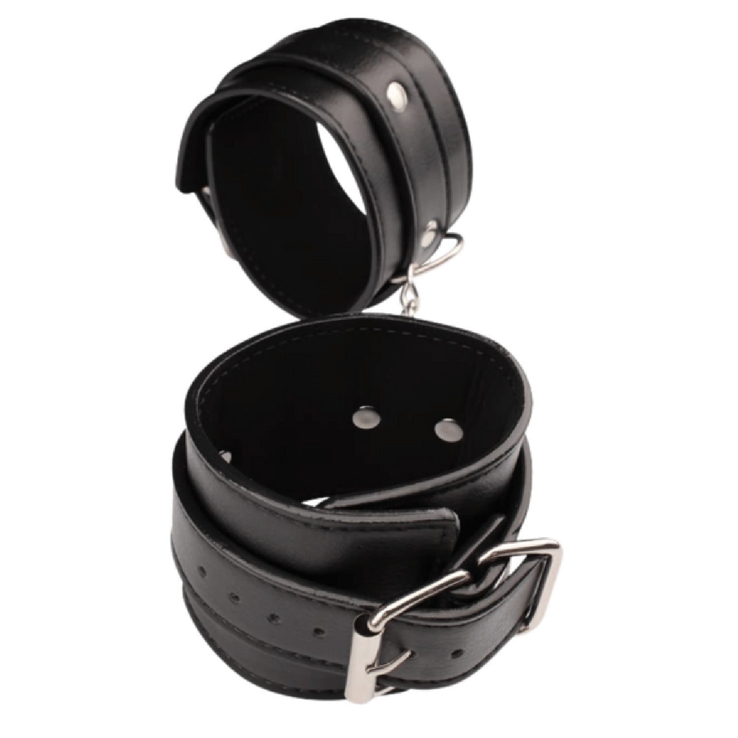 Classic Hand Cuffs – Adjustable Metal Hook Restraint Accessory Secondary image
