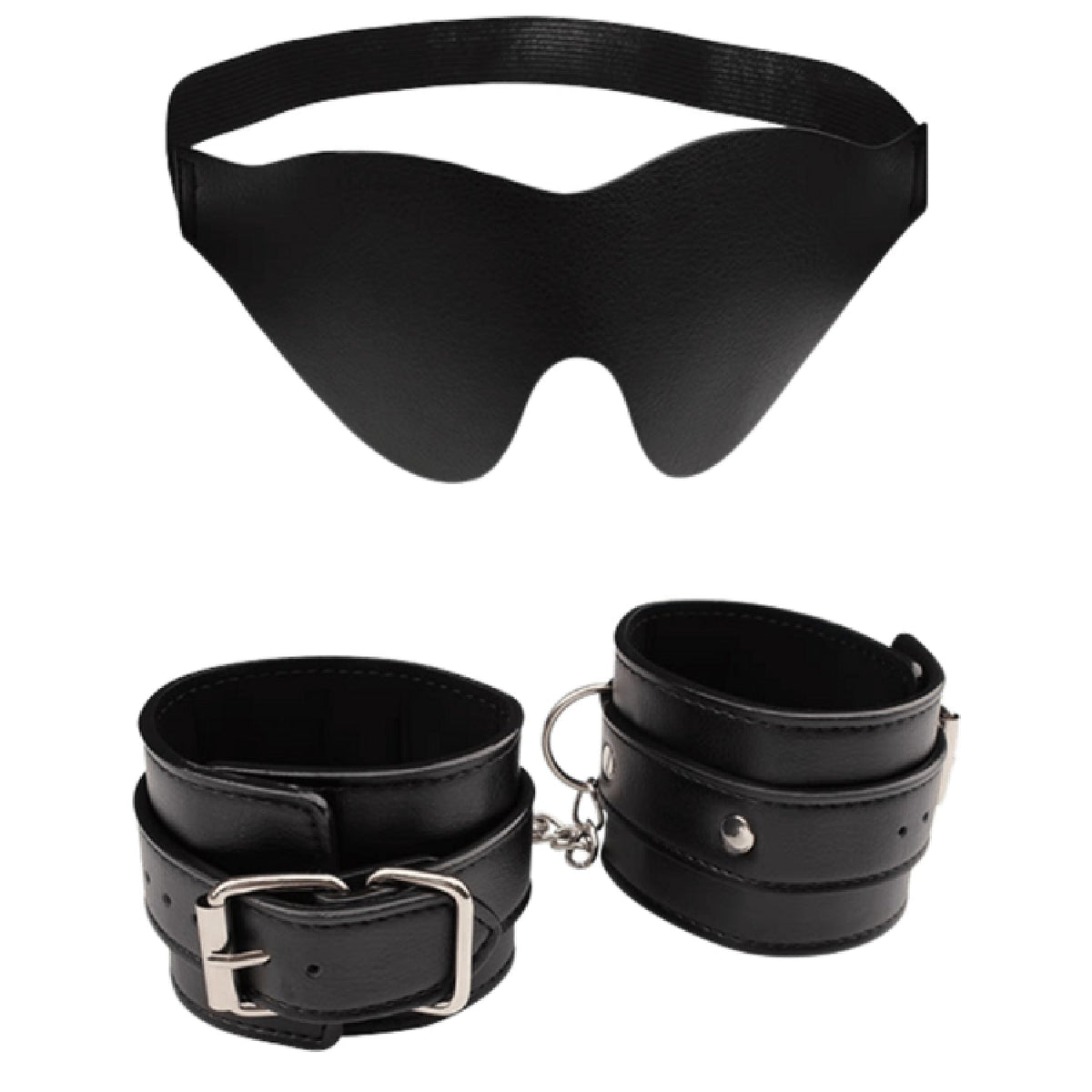 By My Slave Kit – Fully Adjustable Collar and Handcuffs Restraint Set > Bondage Gear > Restraints