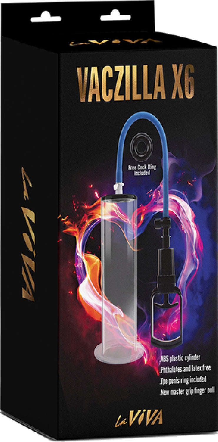 Vaczilla X6 – 7.9 Inch Phthalate-Free Penis Pump with TPR Sleeve and ABS Cylinder > Pumps > Penis Pumps