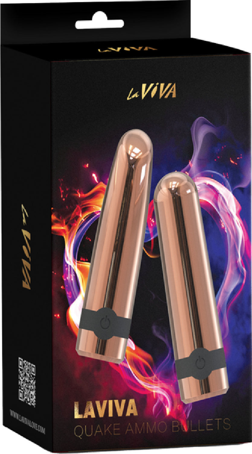 Laviva Quake Ammo Bullets – Luxury Silicone Vibration Bullets > Vibrators > Mini Vibrators