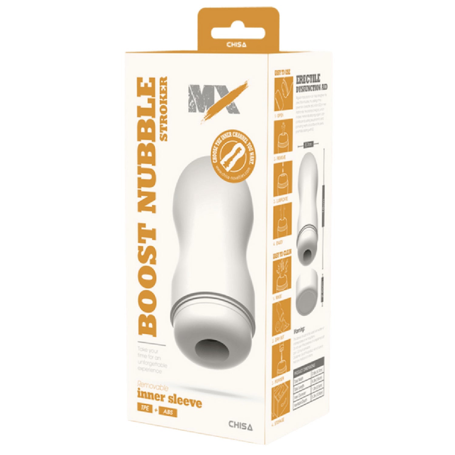 Boost Nubble Stroker – Super-Soft Phthalate-Free TPE+ABS Stroker 16cm One Size > Sex Toys For Men > Masturbators Cup