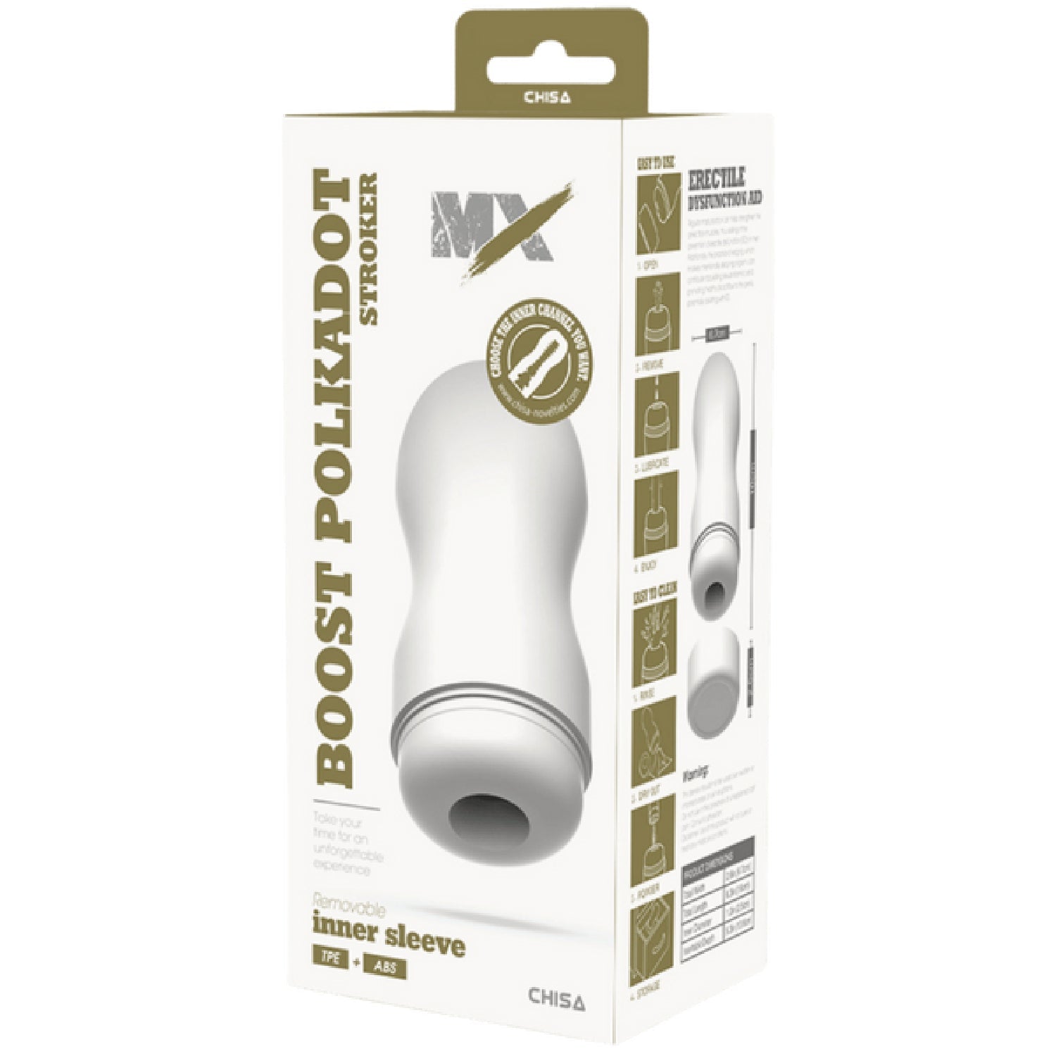 Boost Polkadot – Super-Soft 16 cm Stroker Made of TPE and ABS Materials Secondary image