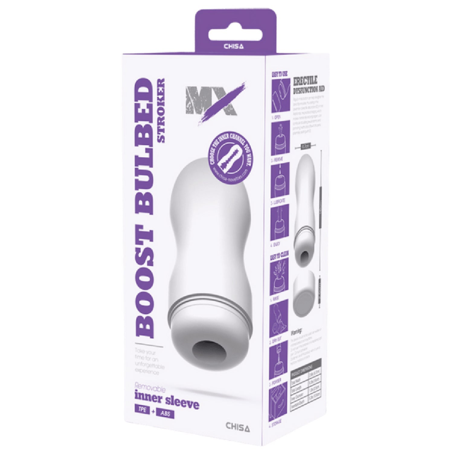 Boost Bulbed Stroker – Super-Soft 16cm Stroker > Sex Toys For Men > Masturbators Cup