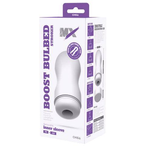 Boost Bulbed Stroker – Super-Soft 16cm Stroker > Sex Toys For Men > Masturbators Cup